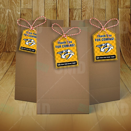 Sports Invites - Nashville Predators Sports Party Invitations