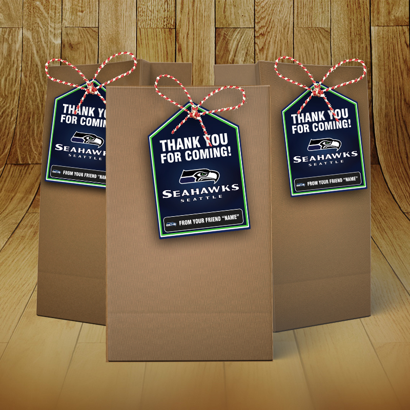 Seattle Seahawks Bag Tags - Lollie Tags Template - Image 2