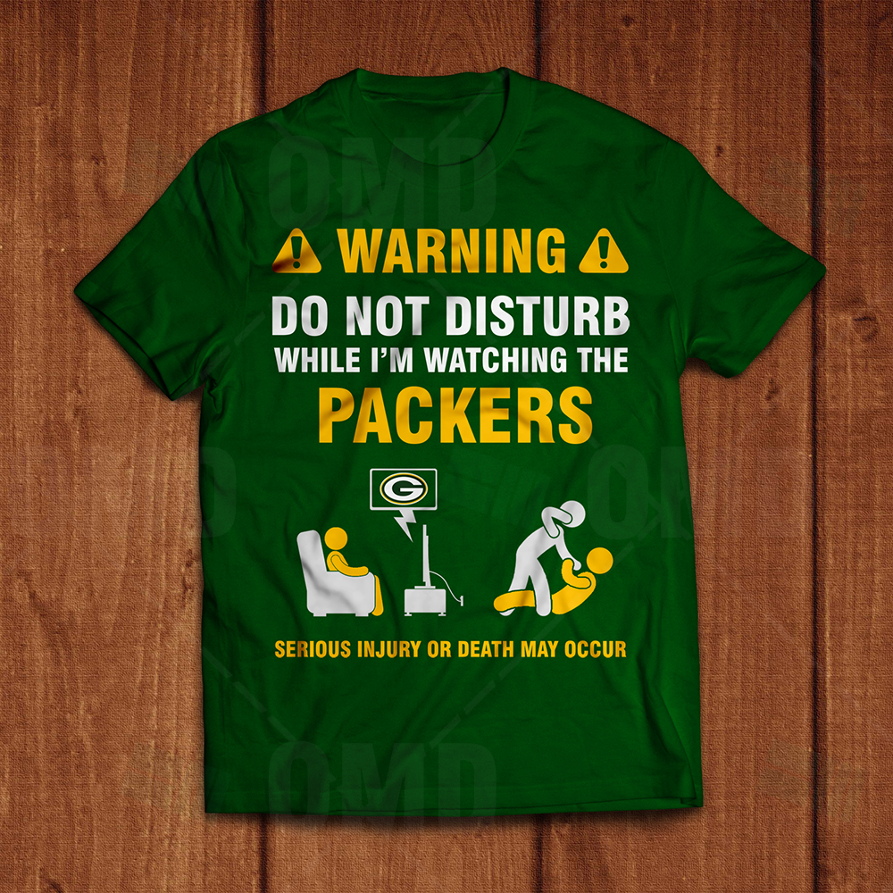 Green Bay Packers – Warning T-Shirt 