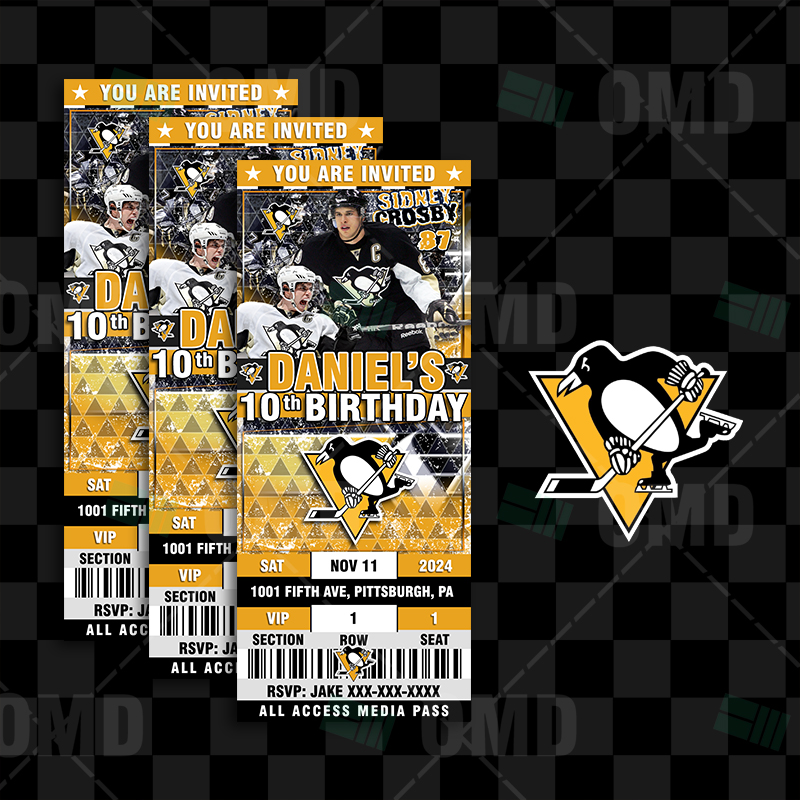 Pittsburgh Penguins Ultimate Party Package – Sports Invites
