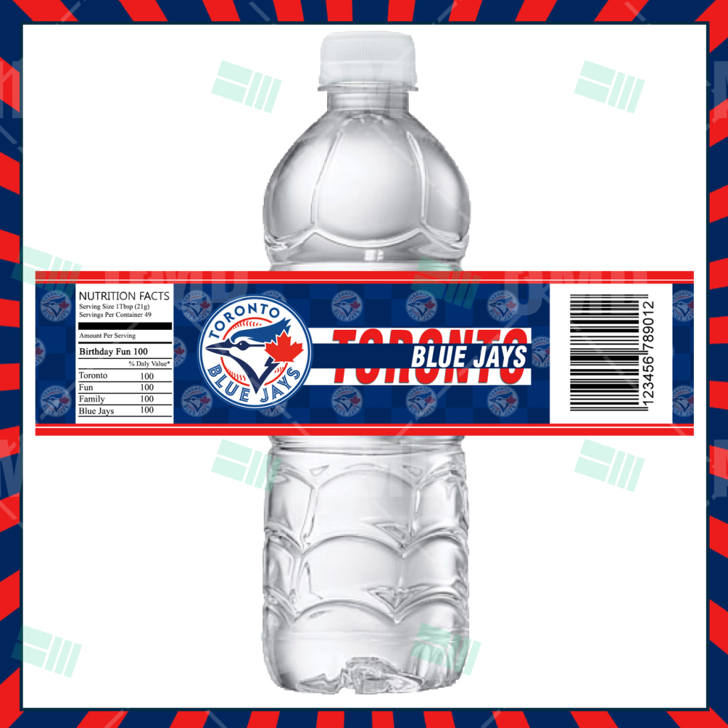 Toronto Blue Jays Sports Party Popcorn Boxes Sports Invites