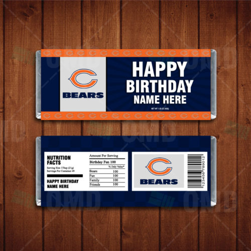 Chicago Bears Ticket Style Sports Party Invitations – Sports Invites