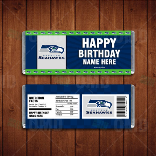 Seattle Seahawks Ticket Style Sports Party Invitations – Sports