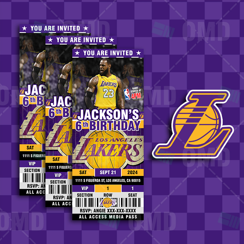 Los Angeles: Los Angeles Lakers Basketball Game Ticket