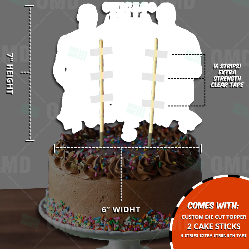Denver Broncos Edible Cake Toppers Round – Ediblecakeimage