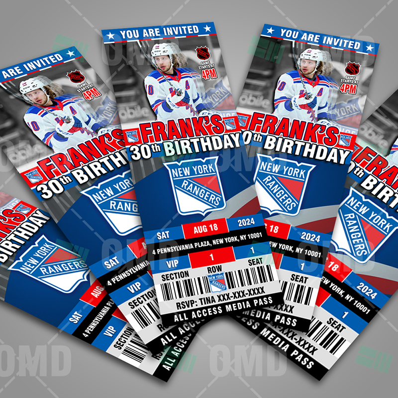 New York Rangers Game Ticket Gift Voucher