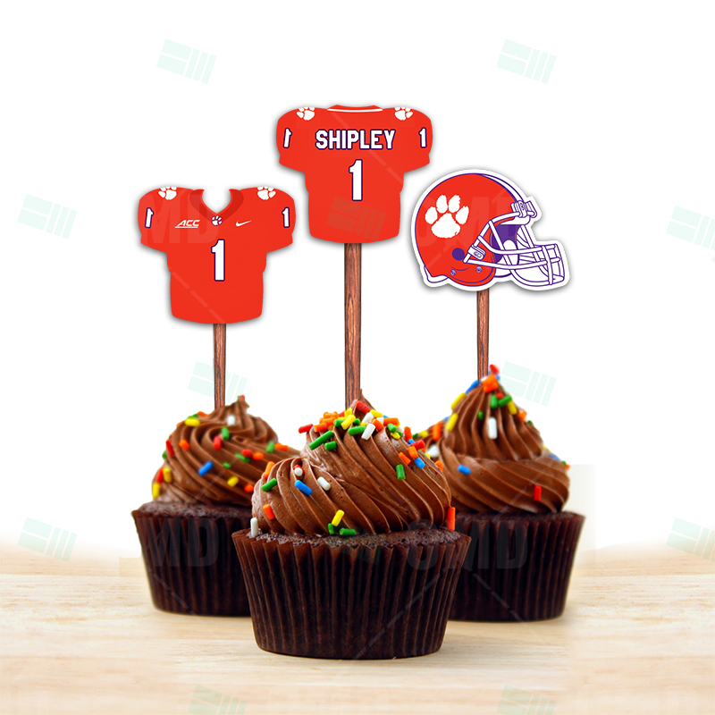 Clemson Tigers Cupcake Liners 36 Pack 