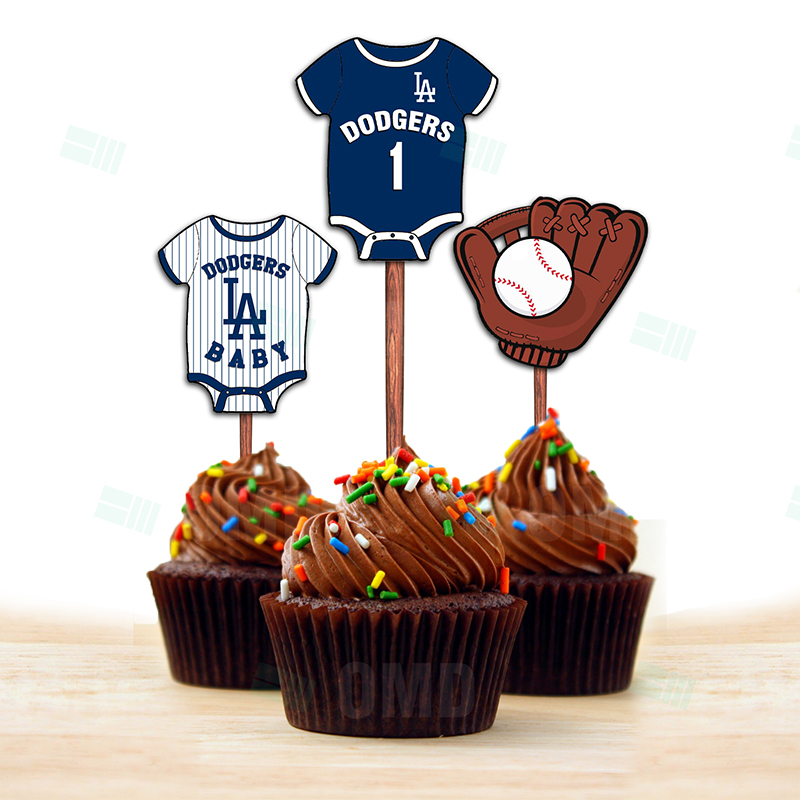 https://sportsinvites.com/wp-content/uploads/2022/06/Los-Angeles-Dodgers-Cupcake-Toppers-Baby-Shower-Product-1.jpg