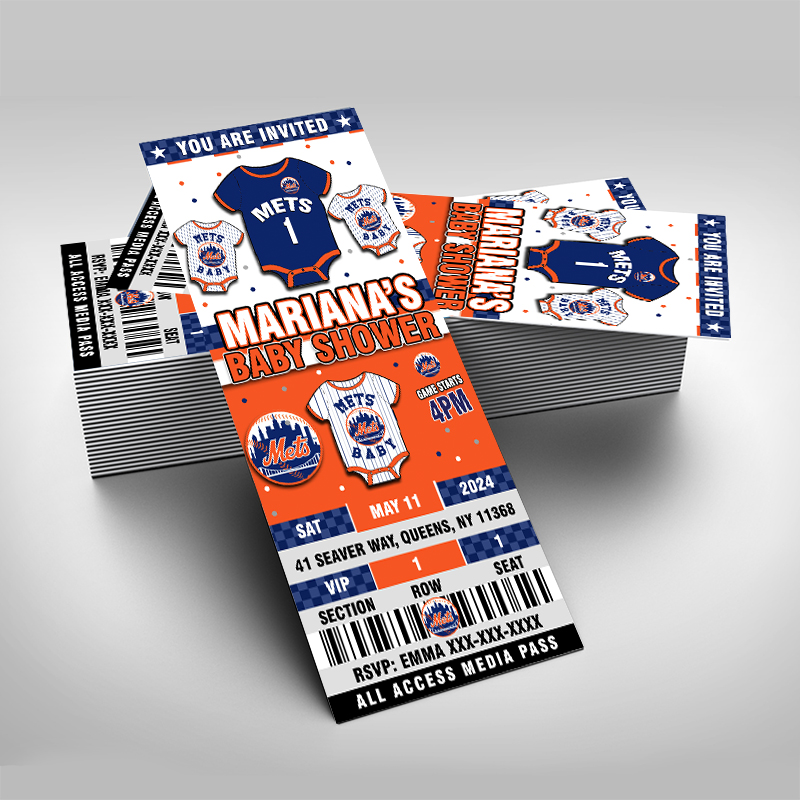 New York Mets Baseball Ultimate Party Package – Sports Invites