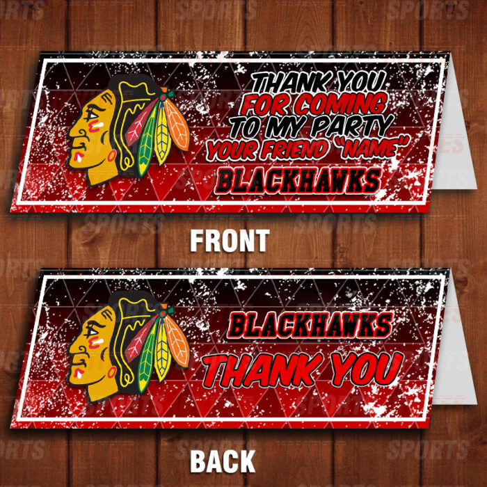 Chicago Blackhawks Sports Party Bag Toppers - Image 2