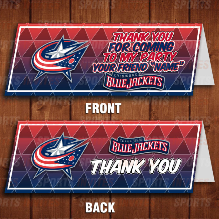 Columbus Blue Jackets Sports Party Bag Toppers - Image 2
