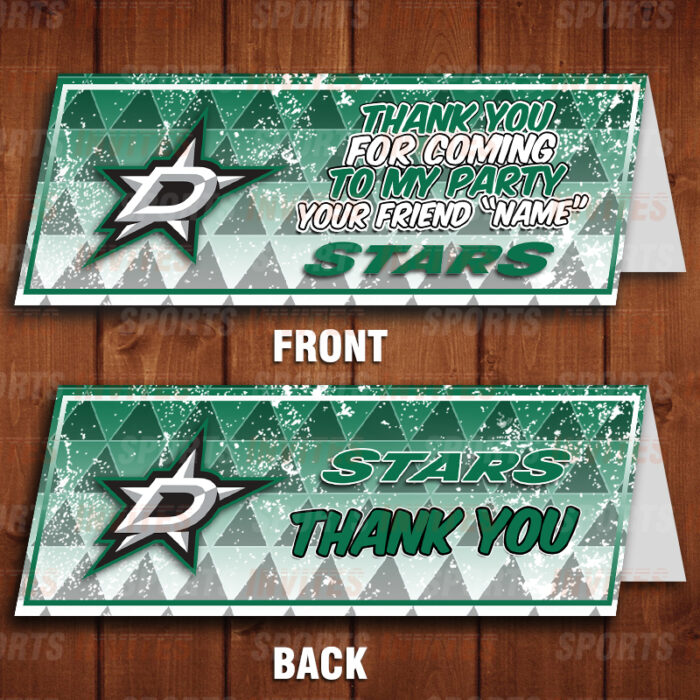 Dallas Stars Sports Party Bag Toppers - Image 2