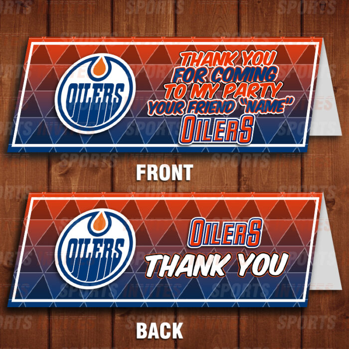 Edmonton Oilers Sports Party Bag Toppers - Image 2