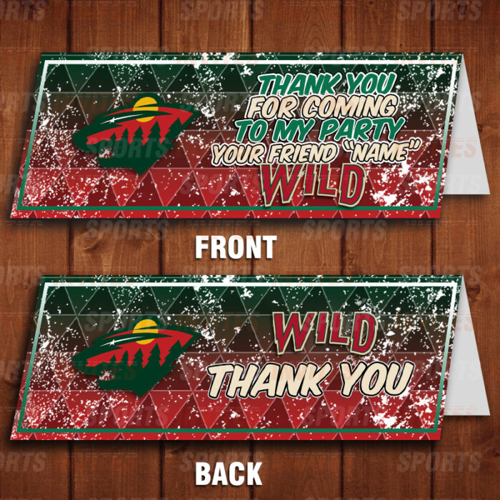 Minnesota Wild Sports Party Bag Toppers - Image 2