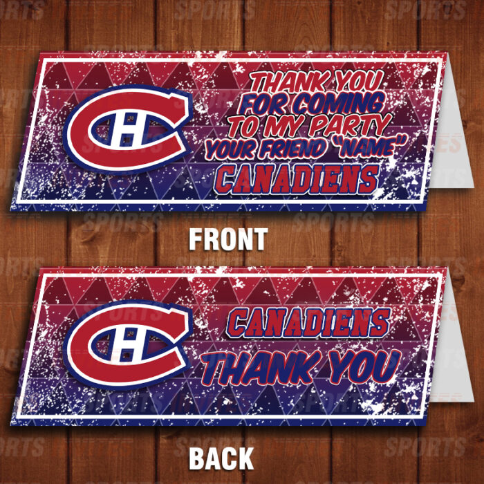 Montreal Canadiens Sports Party Bag Toppers - Image 2