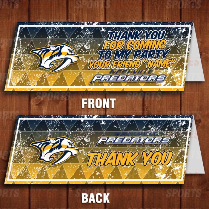 Nashville Predators Sports Party Bag Toppers - Image 2