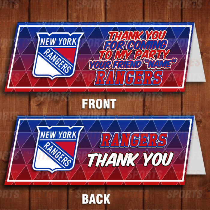 New York Rangers Sports Party Bag Toppers - Image 2