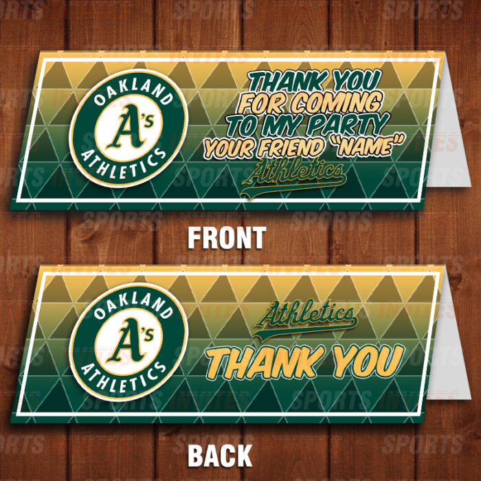 Oakland Athletics Sports Party Bag Toppers - Image 2