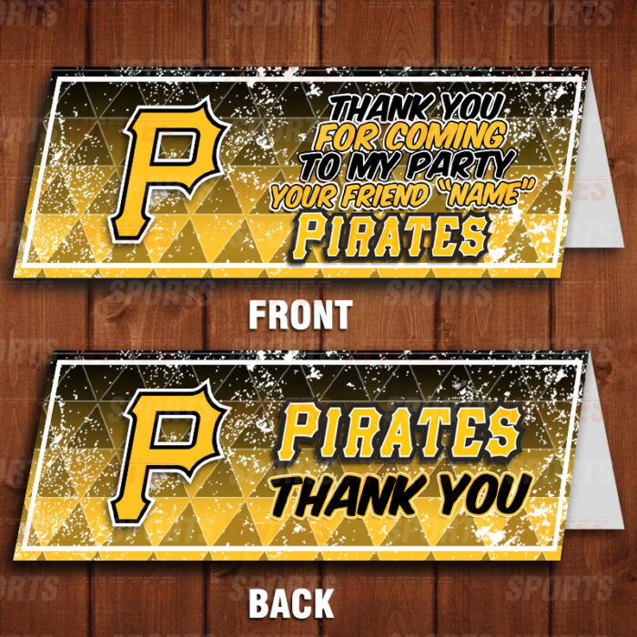 Pittsburgh Pirates Sports Party Bag Toppers - Image 2