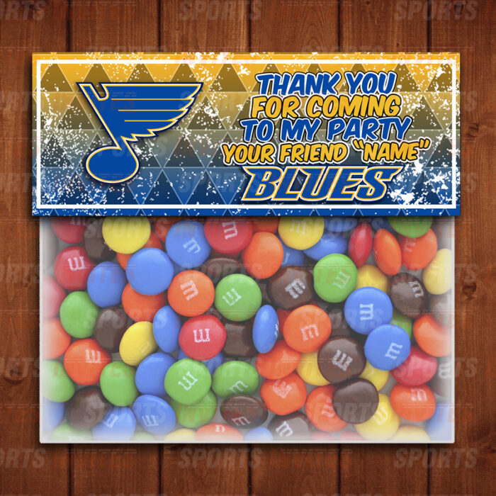 St. Louis Blues Sports Party Bag Toppers
