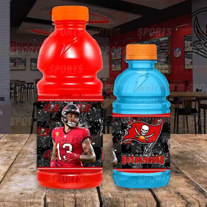 Tampa Bay Buccaneers Custom Sports Party Bottle Labels