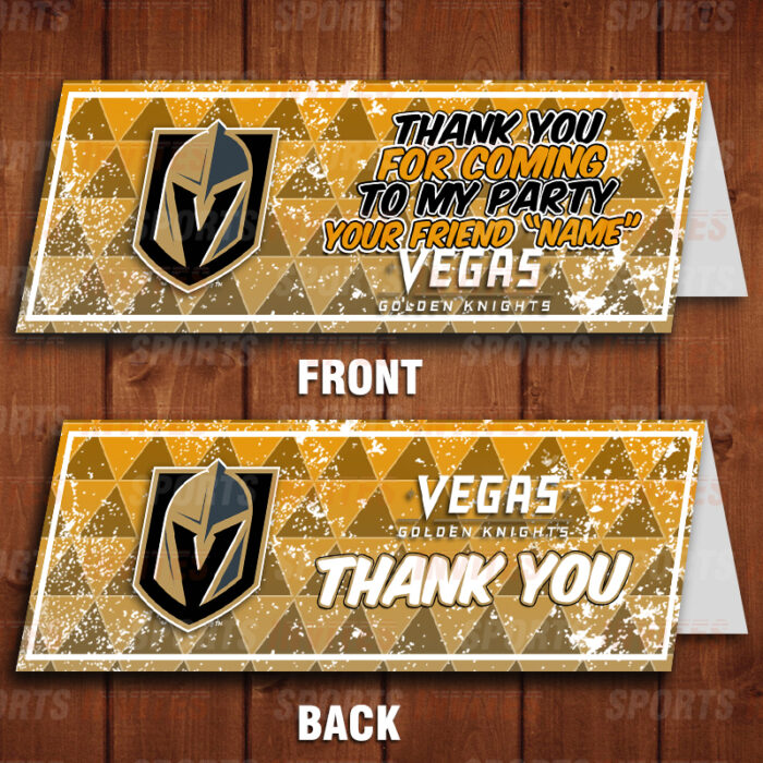 Vegas Golden Knights Sports Party Bag Toppers - Image 2
