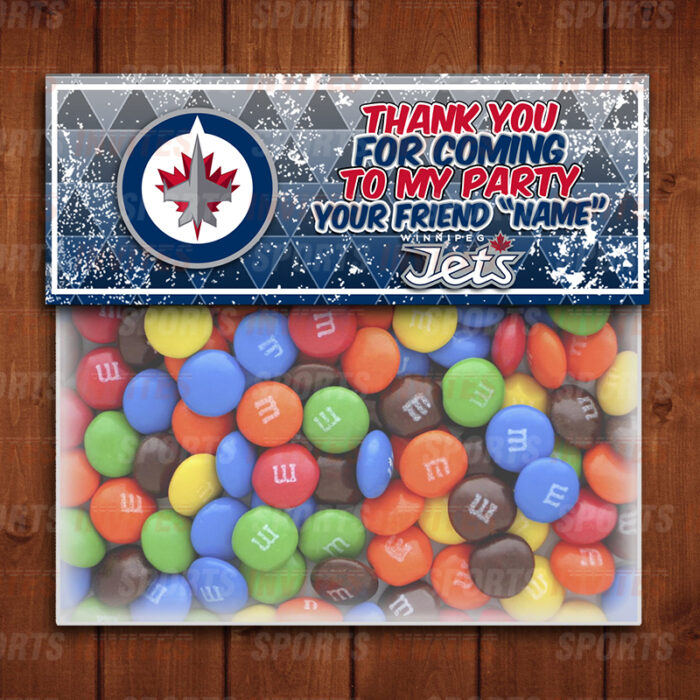 Winnipeg Jets Sports Party Bag Toppers