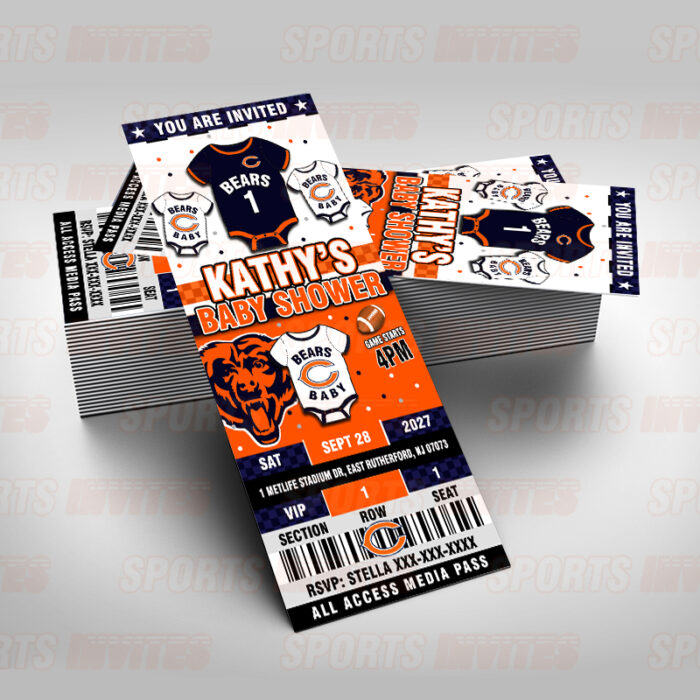 Chicago Bears Ultimate Baby Shower Party Package - Image 20