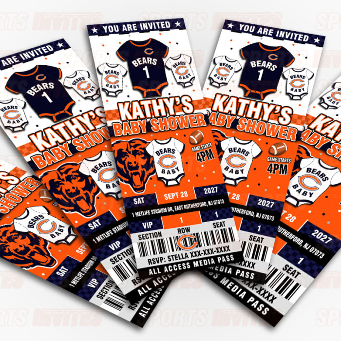 Chicago Bears Ultimate Baby Shower Party Package - Image 10