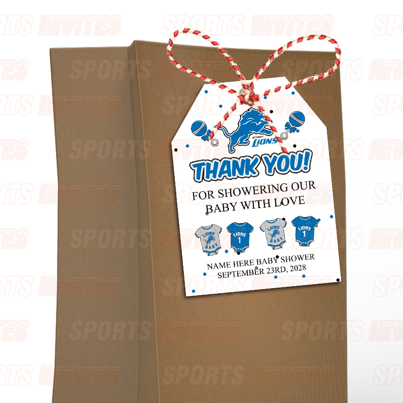 Detroit Lions Ultimate Baby Shower Party Package - Image 25