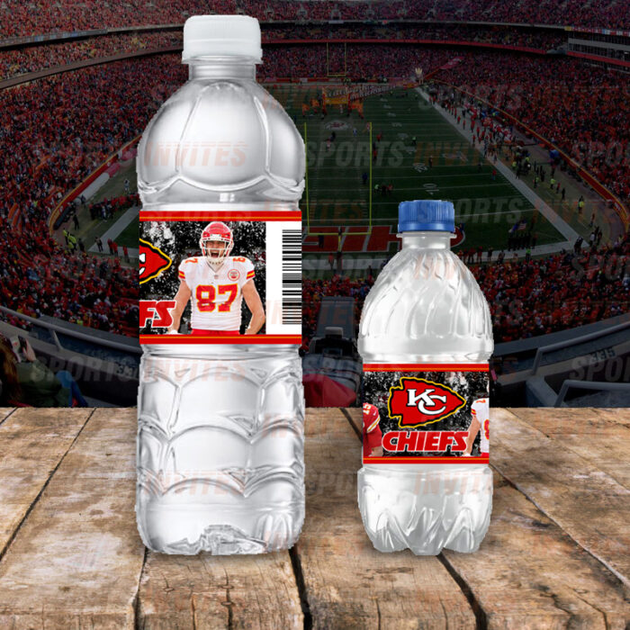 Kansas City Chiefs Sports Custom Bottle Labels - Image 3