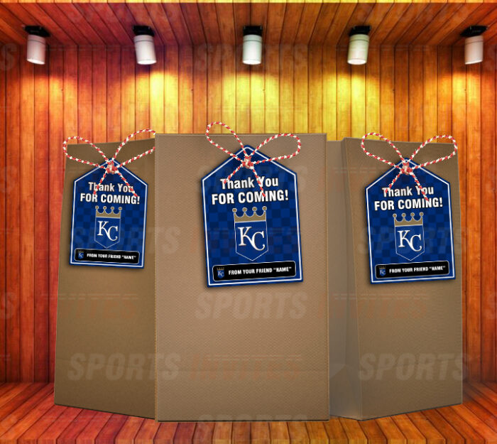 Kansas City Royals Bag Tags - Lollie Tags Party Favors