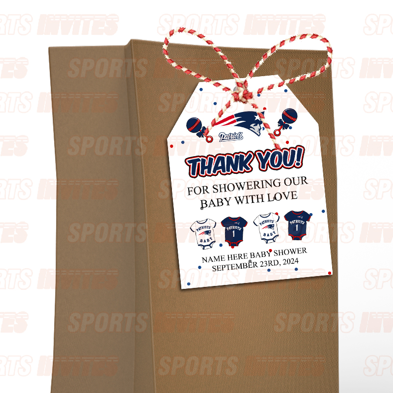 New England Patriots Ultimate Baby Shower Party Package - Image 10