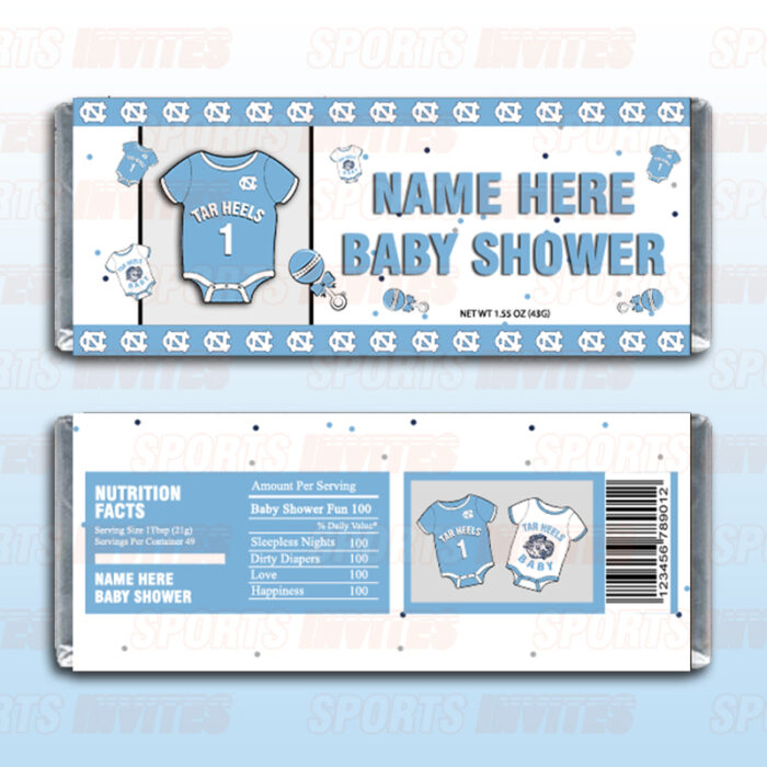 North Carolina Tar Heels – UNC Ultimate Baby Shower Party Package - Image 20
