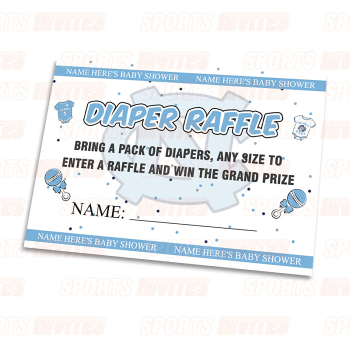 North Carolina Tar Heels – UNC Baby Shower Diaper Raffle