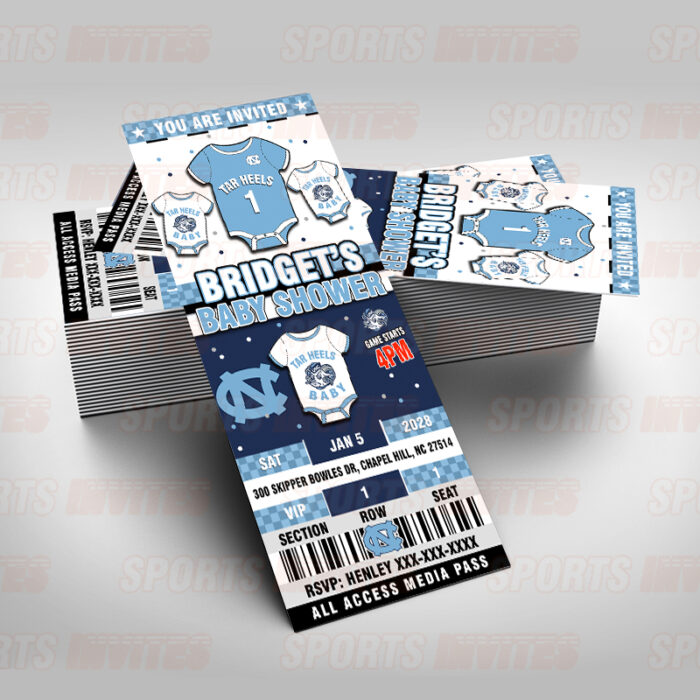 North Carolina Tar Heels – UNC Ultimate Baby Shower Party Package - Image 9