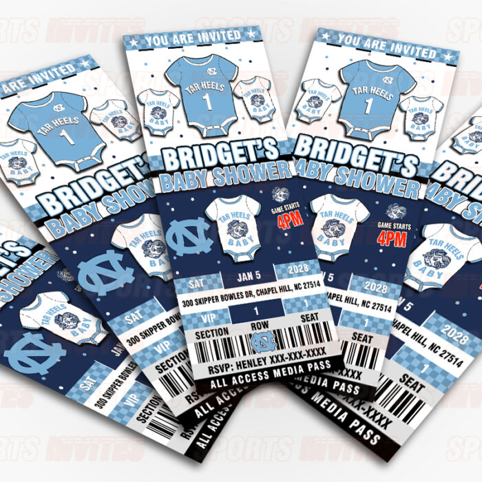 North Carolina Tar Heels – UNC Ultimate Baby Shower Party Package - Image 5