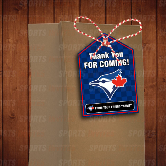 Toronto Blue Jays Bag Tags - Lollie Tags Party Favors - Image 3