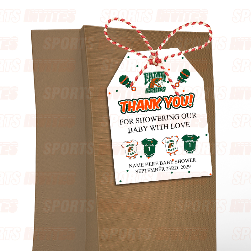 Florida A&M Rattlers FAMU Ultimate Baby Shower Party Package - Image 25