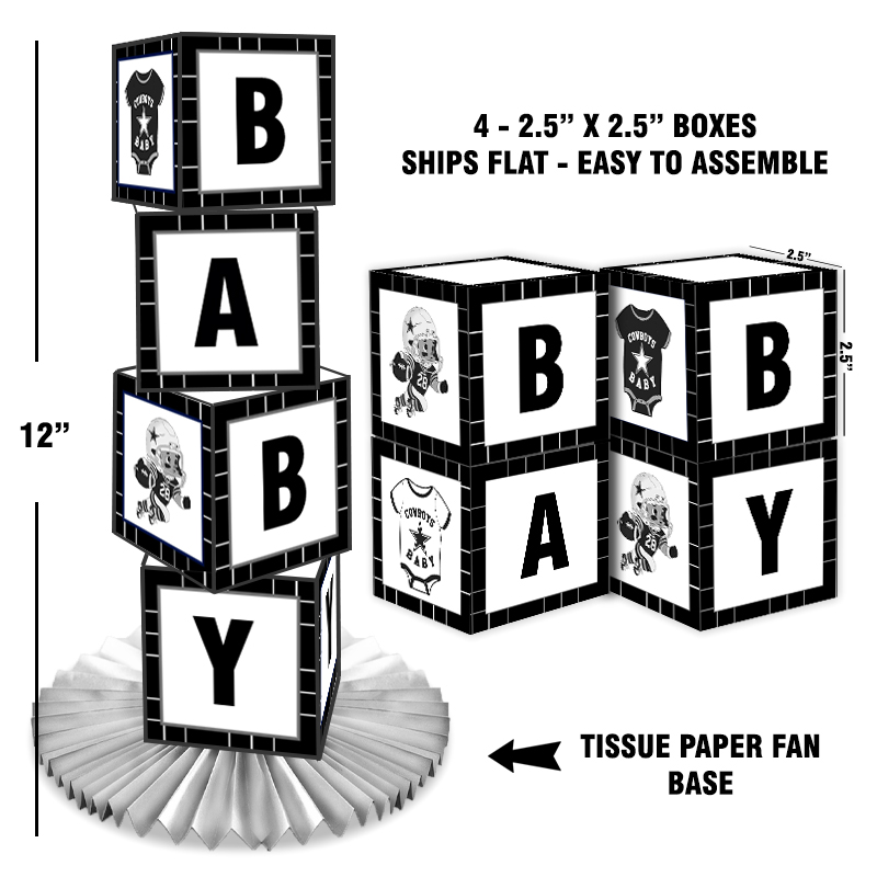 Baby Shower – Letter Boxes – Size Chart
