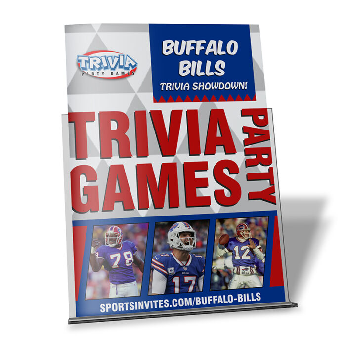 Buffalo Bills Trivia Party Game