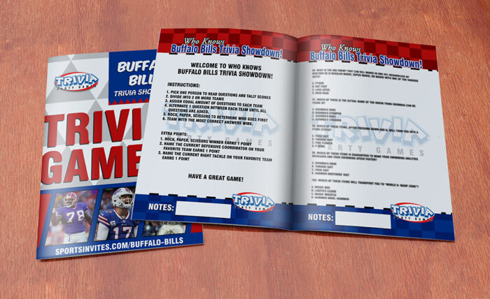 Buffalo Bills Trivia Party Game - Image 2