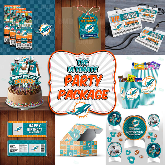 Miami Dolphins Ultimate Sports Party Package