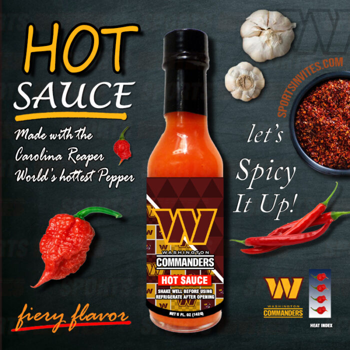Washington Commanders Hot Sauce ****Great Gift Idea****
