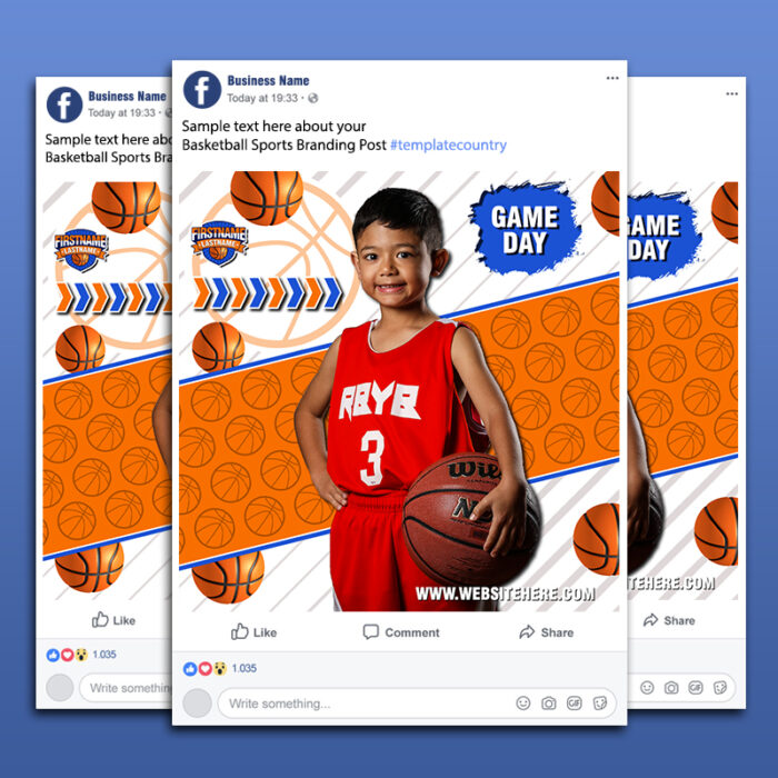 Sports Basketball Social Media Template Set #1 - Image 2